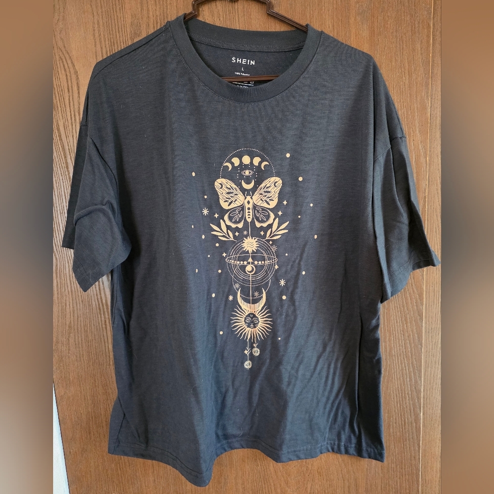 SHEIN Gray T-Shirt